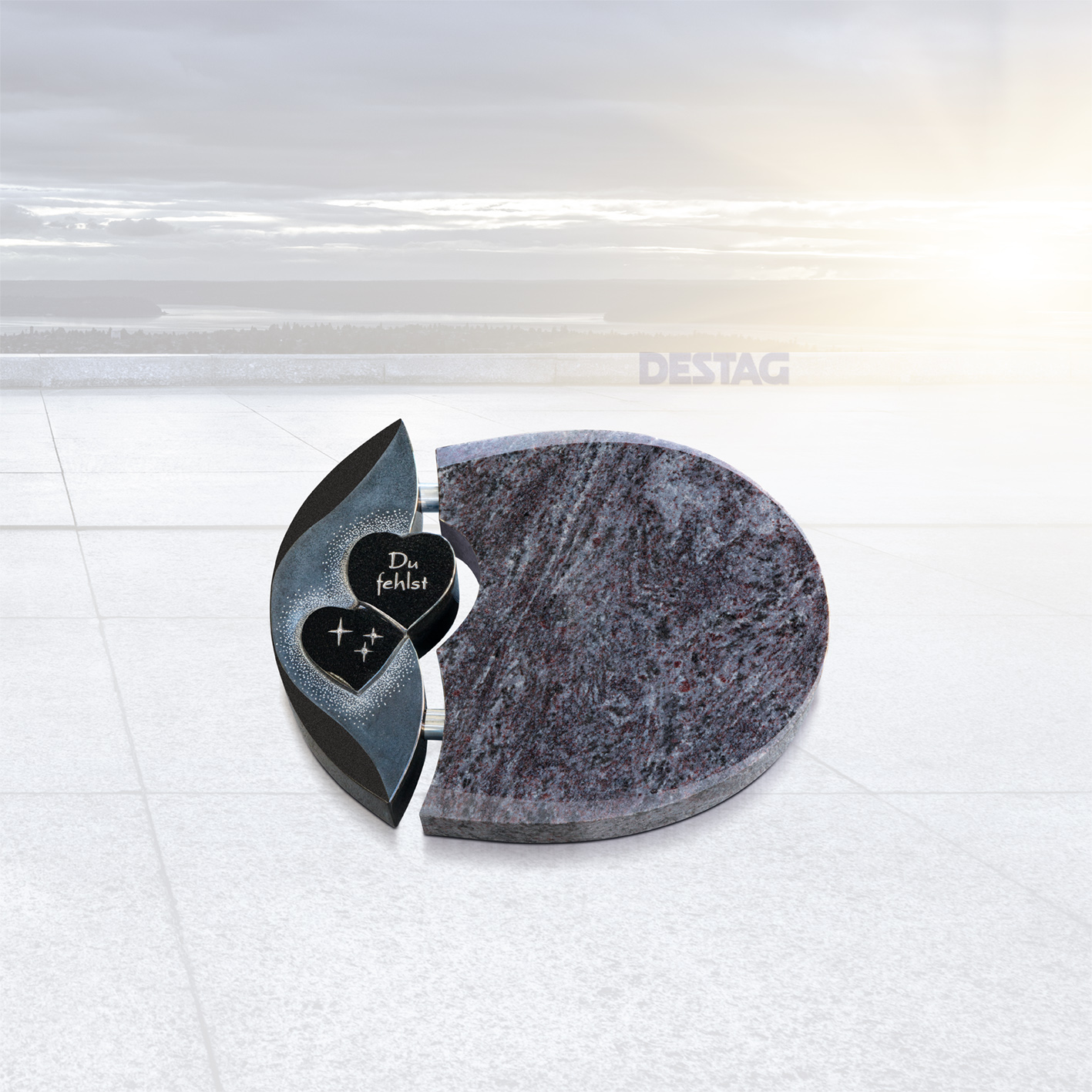 K 57 A Indian Black mit Edelstahlbolzen BA002, Ornament Nr 913