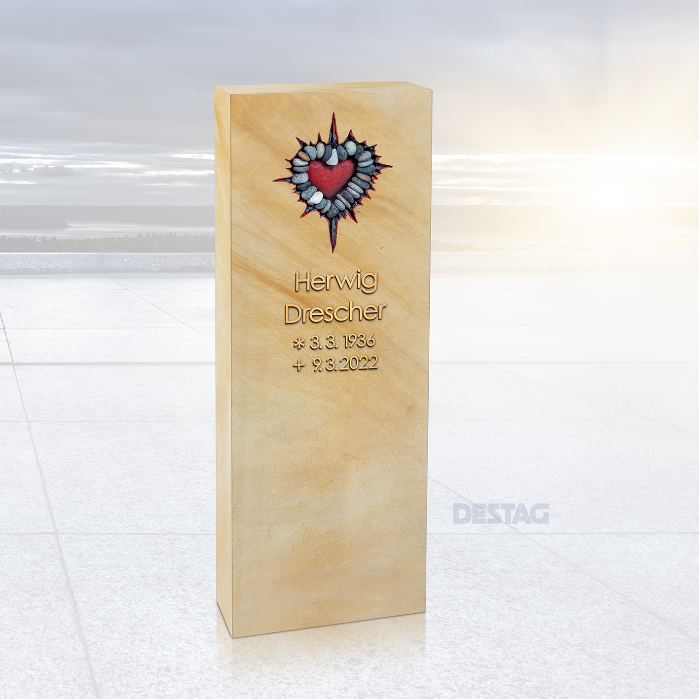 R 13-38 (E) Gelb Sandstein Orn. Nr. 1259