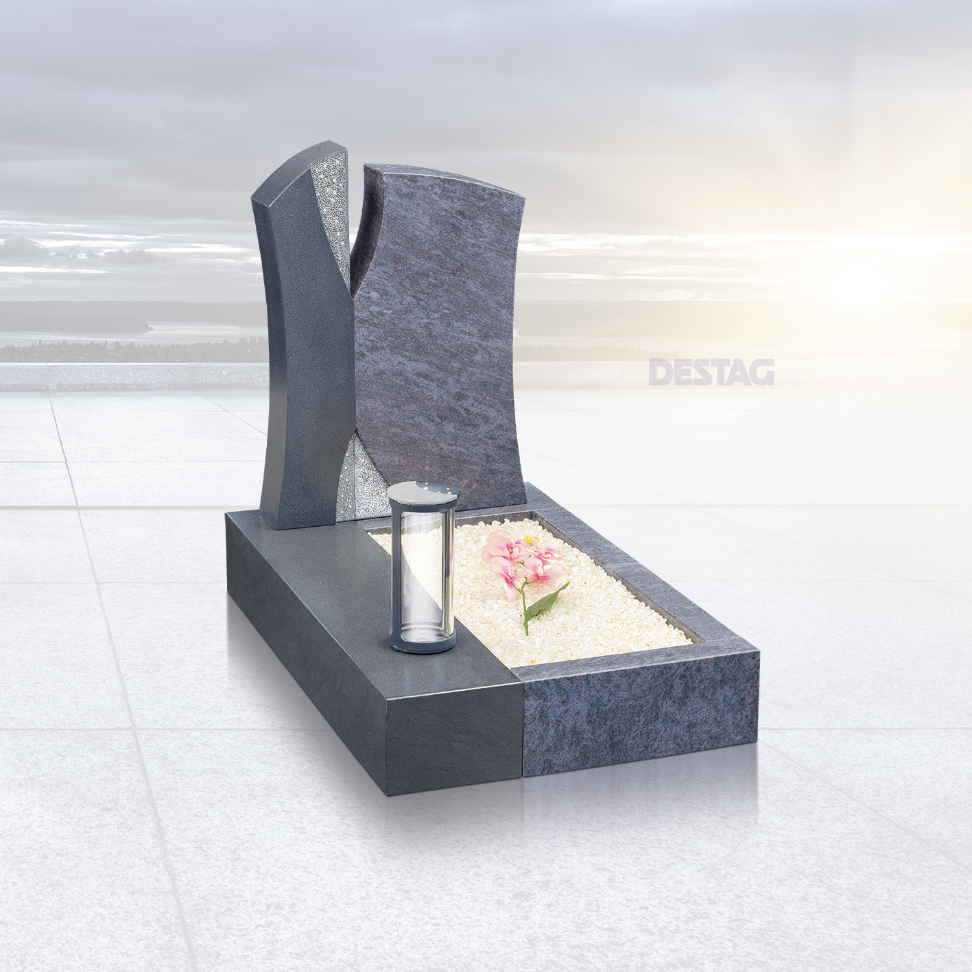 R 18-07 (F) U 18-07 Indian Black, Orion mit Or. Nr. 740 und Aluminium Laterne Nr. 12-30-0734